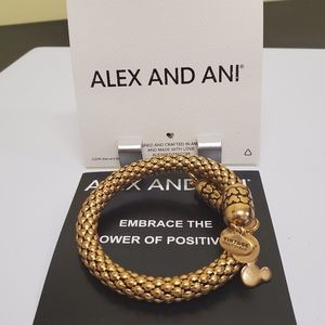Mickey Mouse Metal Wrap Bracelet by Alex and Ani